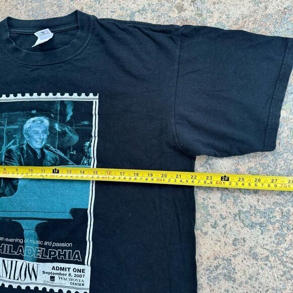 2007 Barry Manilow Philadelphia Tour Y2K Shirt - Picture 2 of 4